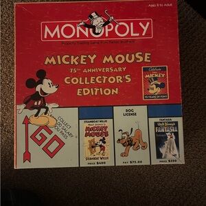 Monopoly Mickey Mouse 75th Anniversary collectors edition